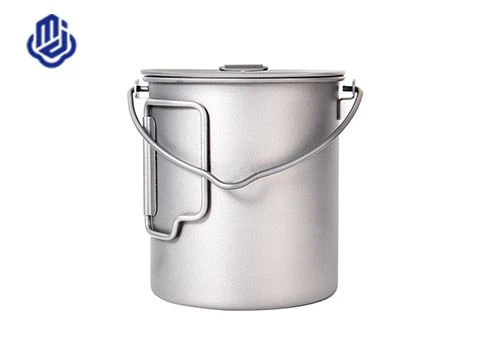 Pote de caneca de titânio